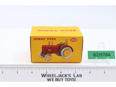 DINKY Toys #300 Massey-Harris Tractor ORIGINAL BOX ONLY Vintage Meccano England