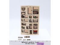 Hoth Ion Cannon Micro Collection Sticker Sheet ORIGINAL 1982 Star Wars Kenner