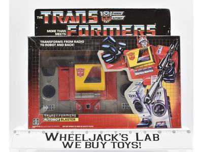 Blaster NICE FIGURE MIB 100% Complete 1985 Vintage Hasbro G1 Transformers