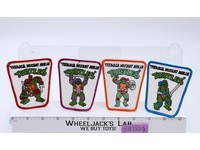 Lot of 4 Iron-On Patches Teenage Mutant Ninja Turtles TMNT Mirage Studios NEW