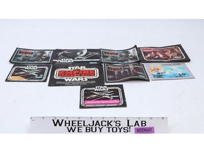 Lot of 9 Star Wars Catalogs Inserts ORIGINAL Vintage Kenner