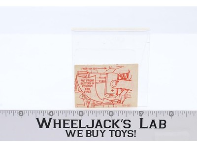 Rebel Armored Snowspeeder Battery Instructions ORIGINAL Star Wars 071-052