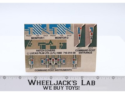 Imperial Attack Base Sticker Sheet 1980 Star Wars Lucasfilm 716-014-00