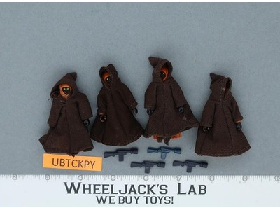 Lot of 4 Jawas 100% Complete Star Wars 1977 Vintage Kenner Action Figure REPRO
