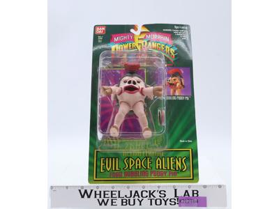 Food Gobbling Pudgy Pig Evil Space Aliens MMPR Power Rangers Bandai NEW SEALED