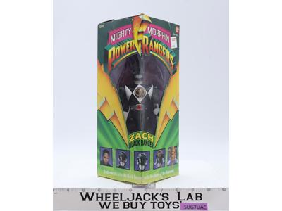 Zach Black Ranger Mighty Morphin Power Rangers 1993 Bandai Figure NEW SEALED