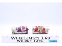 2 Flintstones EMPTY Push-Up Sherbet Treats tubes NESTLE Hanna-Barbera 1993