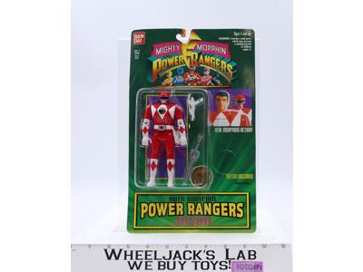 Auto Morphin Jason Red Ranger Mighty Morphin Power Rangers 1994 Bandai NEW MOSC