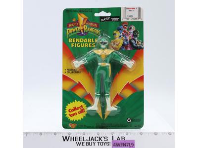 Bendable Green Ranger Mighty Morphin Power Rangers 1993 Bandai NEW SEALED