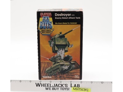 Destroyer 100% Complete W/ Box Super Gobots 1985 Tonka Action Figure NEW MIB