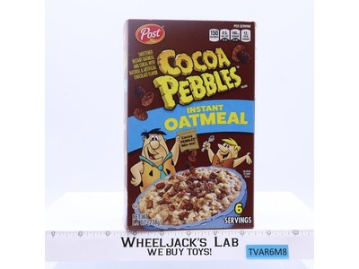 Flintstones Cocoa Pebbles Instant Oatmeal 2023 Post Vintage EMPTY BOX
