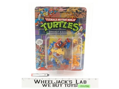Wingnut & Screwloose AFA GRADED 80 80/80/90 TMNT 28-Back 1990 Playmates NEW