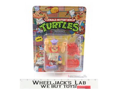 Pizza Face Unpainted Knife CAS GRADED 80 80/80/85 TMNT 1990 Playmates NEW SEALED