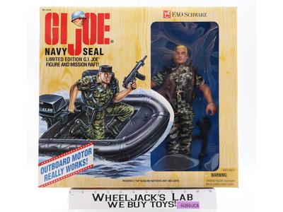 Navy Seal Mission Raft GI Joe FAO Schwarz 1995 Hasbro Action Figure NEW SEALED
