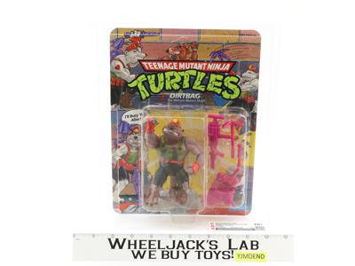 Dirtbag CAS GRADED 75+ 75/75/90 TMNT 45-Back 1991 Playmates NEW SEALED
