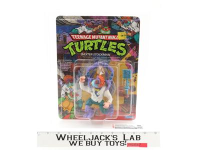 Baxter Stockman Blue Swatter AFA GRADED 80 75/85/90 TMNT 14-Back Playmates NEW