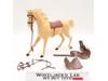 Palomino Flame The Western Range Horse Marx Johnny West Vintage Set