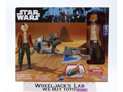 Speeder Bike W/ Poe Dameron Star Wars 2016 Hasbro Action Figure NEW SEALED