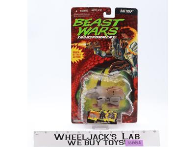 Rattrap ROCK BUBBLE Transformers Beast Wars 1995 Hasbro Action Figure NEW SEALED
