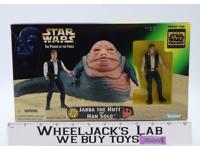 Jabba the Hutt & Han Solo Star Wars POTF 1998 Hasbro Figure Set NEW SEALED