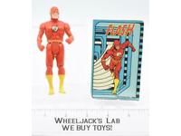 Flash 100% Complete W/Card DC SUPER POWERS 1984 Kenner 5" Action Figure