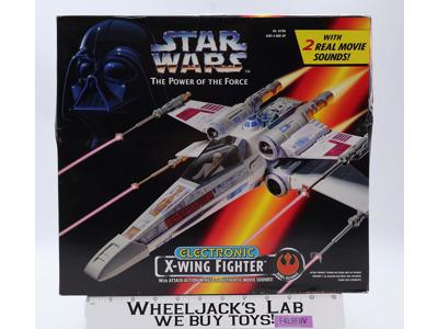 Electronic X-Wing Fighter Star Wars POTF 1995 Kenner Vehicle NEW SEALED