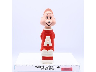 Alvin Chipmunk Soaky Bubble Bath EMPTY Bottle 1960s Ross Bagdasarian Colgate Vtg