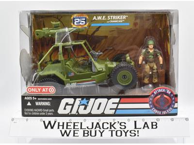 A.W.E. Striker Target MISB GI Joe 25th Anniversary 2007 Hasbro Action Figure