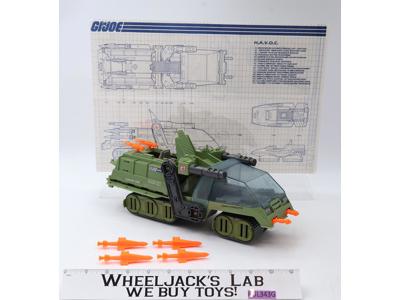 HAVOC H.A.V.O.C. 100% Complete GI Joe 1986 Hasbro Vintage Action Figure Vehicle