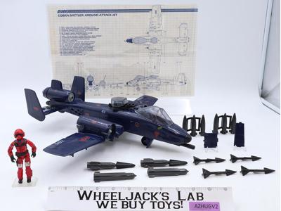 Cobra Rattler W/ Wild Weasel Complete GI Joe 1984 Hasbro Action Figure Vehicle