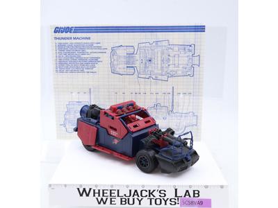 Thunder Machine G.I. Joe 1986 Hasbro Vintage Action Figure Vehicle