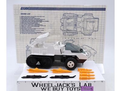 Snow Cat 100% Complete GI Joe 1985 Hasbro Vintage Action Figure Vehicle