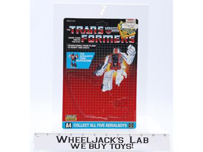 Slingshot Cardback Vintage 1986 G1 Transformers Hasbro Action Figure
