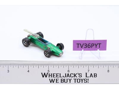 Brabham-Repco F-1 Green 1969 Redline Hot Wheels Mattel Vintage RL
