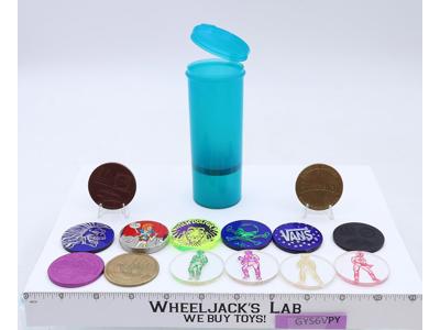 Lot of 15 Pogs Vans King Kong Power Rangers Universal Studios 1990s Vintage