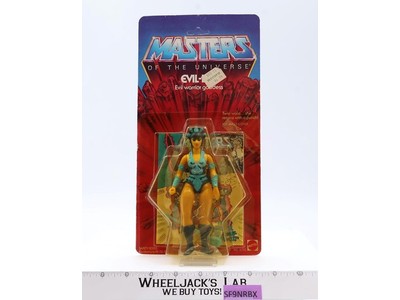 Evil-Lyn 12-Back He-Man Masters of the Universe MOTU 1982 Mattel NEW SEALED