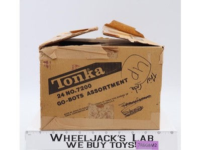 12 No.7250 Gobots Go-Bots Assortment EMPTY MAILER BOX 1980s Tonka Vintage