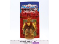 Prince Adam 12-Back Masters of the Universe MOTU 1983 Mattel Figure NEW SEALED