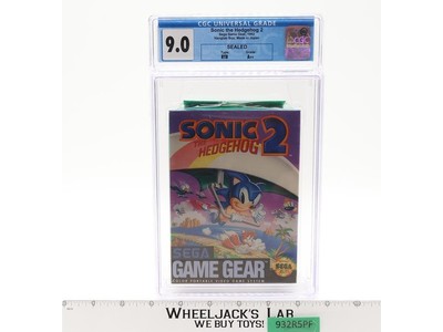 Sonic the Hedgehog 2 CGC GRADED 9.0 Sega Game Gear 1992 Hangtab Box NEW SEALED