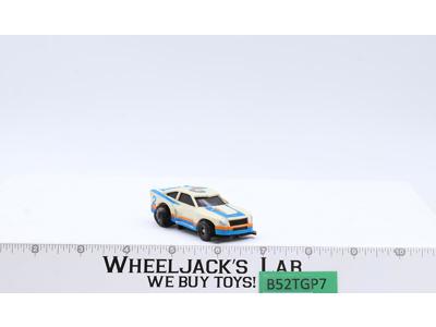 Ideal TCR Cobra #2 White Blue Slotless Race Car HO Scale Slot 1977 Vintage WORKS