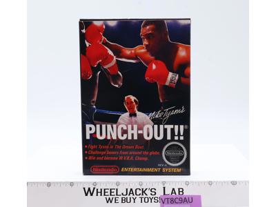 Mike Tyson's Punch-Out Game Cartridge W/ Box + Paperwork 1987 NES Vintage