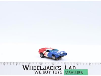 AFX Aurora Javelin AMX Trans-Am HO Slot Car Vintage #6 Blue Red No. 1764 Nice