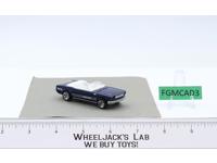 '65 Ford Mustang Convertible Navy Blue Hot Wheels 1983 1984 Vintage Blackwall