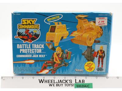 Battle Track Protector W/ Jack Reily Sky Commanders 1987 Kenner Action Figure