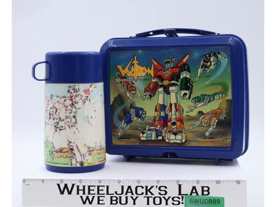 Voltron Defender of the Universe Plastic Lunch Box w/ Thermos 1984 Thermos Brand