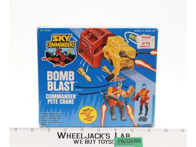 Bomb Blast W/ Pete Crane Sky Commanders 1987 Kenner Action Figure Vehicle
