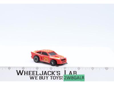 Ideal TCR Jam Car #25 HO Scale Slot Car Red Yellow White 1977 Vintage WORKS