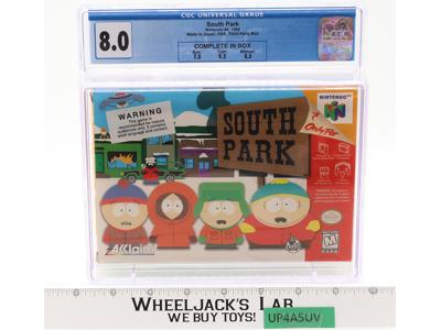 South Park CGC GRADED 8.0 3rd Party Box Nintendo 64 1998 Akklaim NEW SEALED