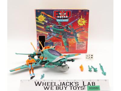 Kaz Takagi W/ Exofighter Space E-Frame Exo Squad 1994 Playmates Action Figure