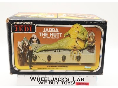 Jabba the Hutt Action Playset 100% Complete Star Wars 1983 Kenner
